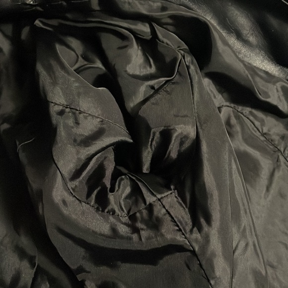 NEW YORK & CO Black Faux Leather Jacket - Picture 10 of 12